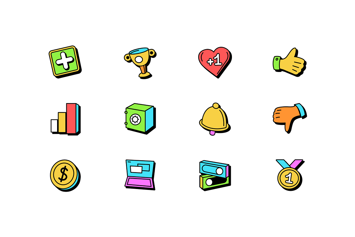 Like a Doodle Icons Set, an Outline Icon by Amazing Custom Icons (Photo 3 of 3)