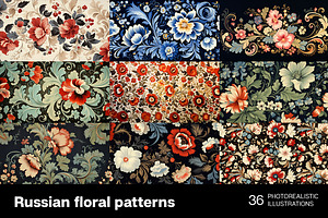 Russian Floral Patterns