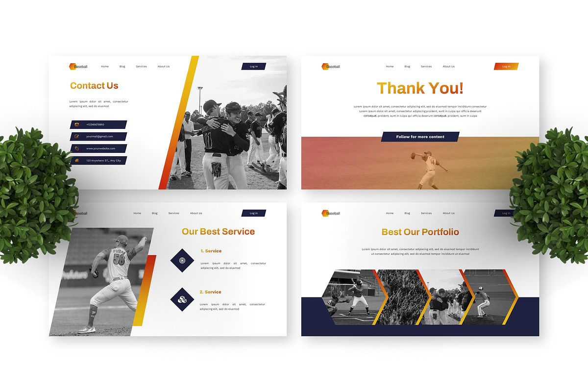 Baseball - Sport Keynote, a Presentation Template by Deepslide Studio (Photo 2 of 6)