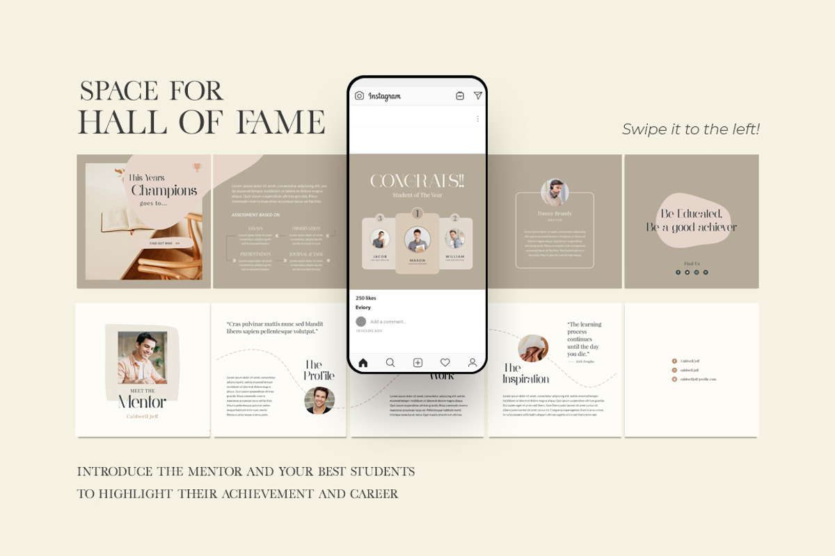 eCourse Carousel Instagram CANVA PS, a Social Media Template by Eviory (Photo 11 of 22)
