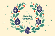 Retro Christmas Ornaments, an Object Graphic by Graphic Goods (Thumbnail 4 of 10)