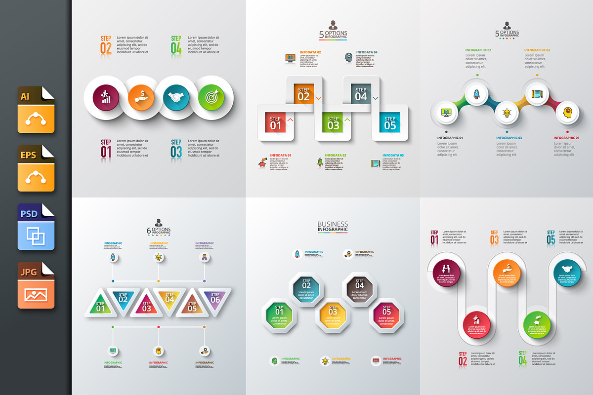 Diagrams for business infographic v4, a Presentation Template by Abert (Photo 1 of 8)