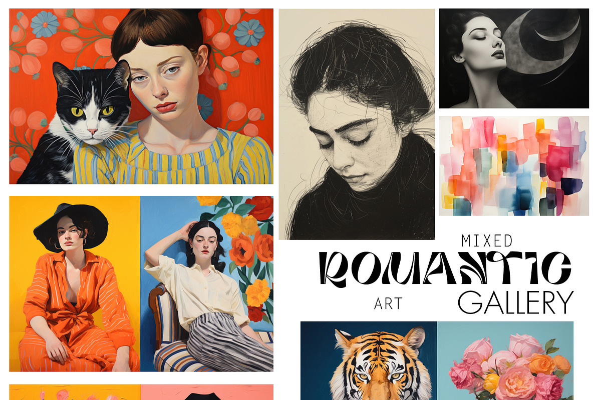 Romantic ART Gallery, a Wallpaper Graphic by O m N i  Studio (Photo 6 of 15)