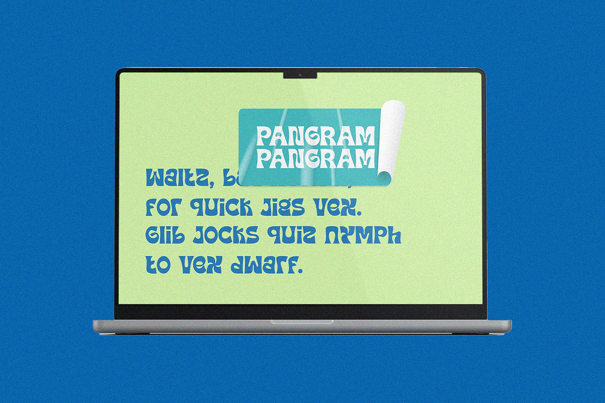 Stun – Display Typeface Font, a Font by Koplexs Studio (Photo 5 of 9)