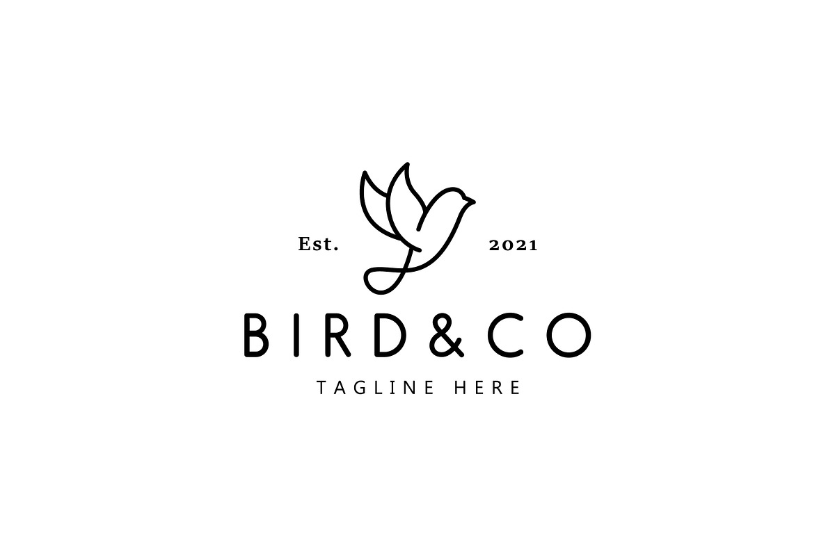 Flying Dove Peace Freedom Bird Logo, a Branding & Logo Template by Signatoro (Photo 2 of 3)