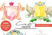 Crest Creator - Creative Bundle Set, an Illustration by SmallHouseBigPony (Thumbnail 5 of 23)