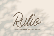 Rulio Monoline Font, a Script Font by Creative Foundry (Thumbnail 1 of 9)