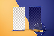 Rollup Banner Mockup Set, a Print Template by mockupatelier (Thumbnail 3 of 12)