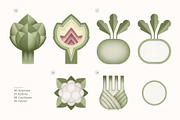 Vegan Illustration Set, a Food Illustration by Paulina Sara Design (Thumbnail 10 of 12)