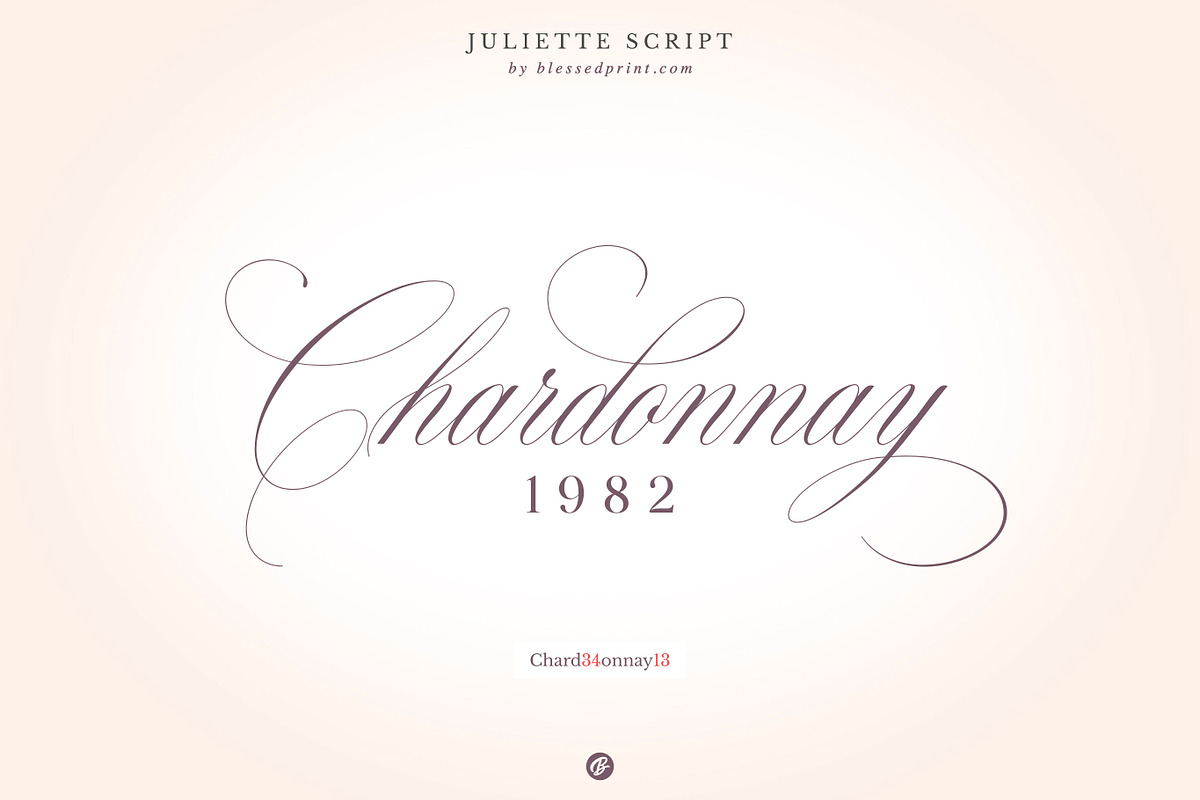 Juliette – Romantic Wedding Script, a Script Font by Blessed Print (Photo 26 of 34)