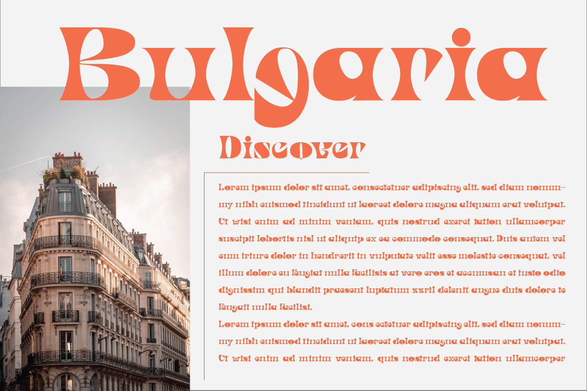 Bournue, a Serif Font by Muksal Creative (Photo 3 of 8)