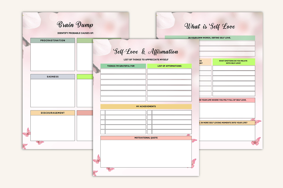 2026 Self-Love Building Workbook preview 3