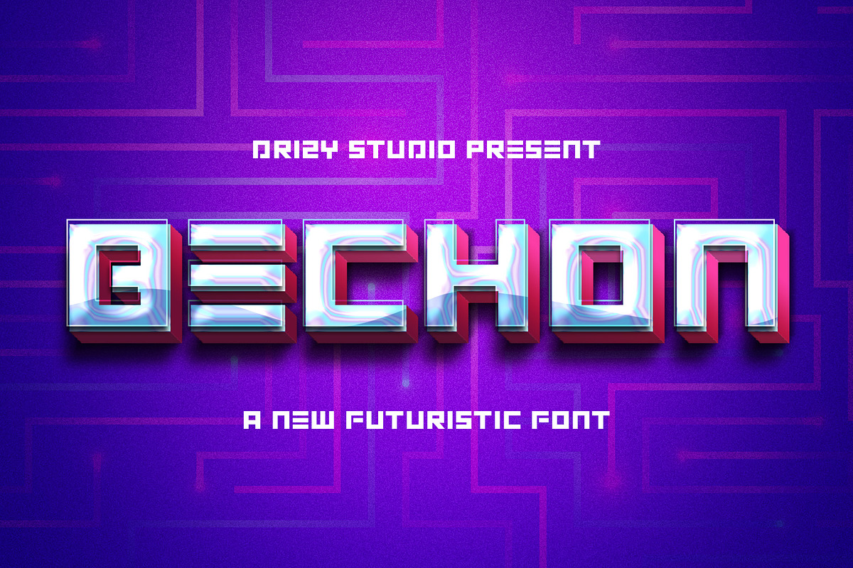 Bechon, a Font by Drizy (Photo 1 of 10)