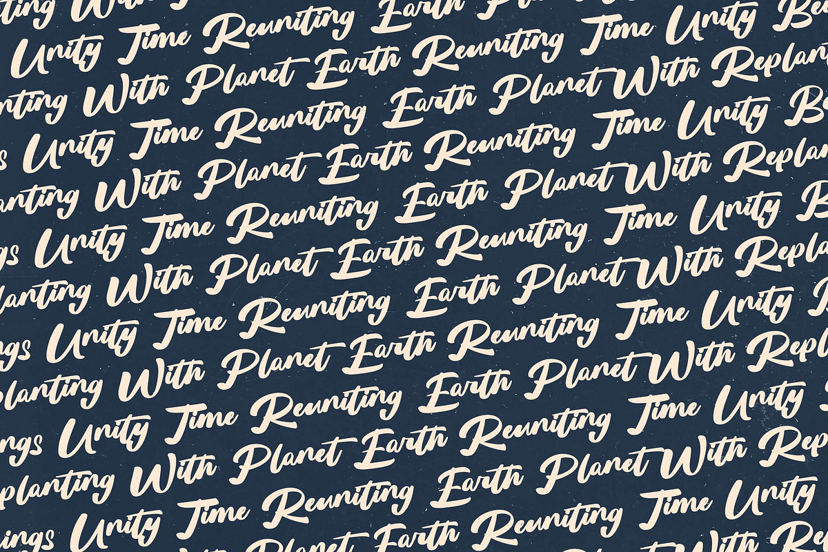 Replant United Bold Calligraphy Font, a Font by Letterena Studios Script (Photo 17 of 20)