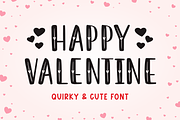 Happy Valentine, a Handwritten Font by Mozatype (Thumbnail 1 of 7)