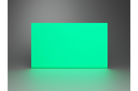neon green background, scene, neon