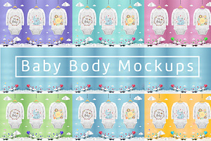 Baby Body Mockups, psd, jpg