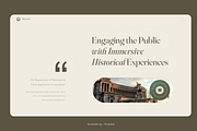 History & Museum Keynote, a Presentation Template by Pixslides (Thumbnail 3 of 7)
