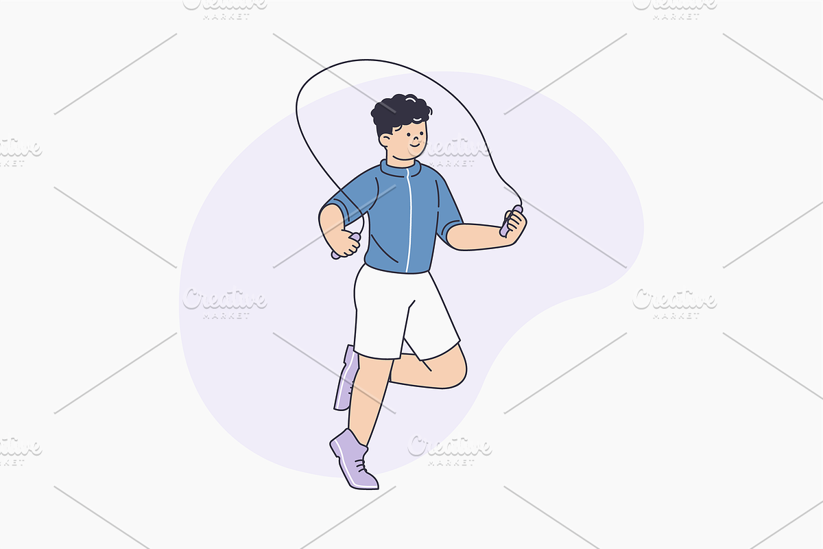 Cardio Workout Illustration, an Object Graphic by Jump Studio (Photo 11 of 12)