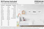 Nursery Bedding, Frame & Wall Mockup, a Household Mockup by mock-ups (Thumbnail 4 of 23)