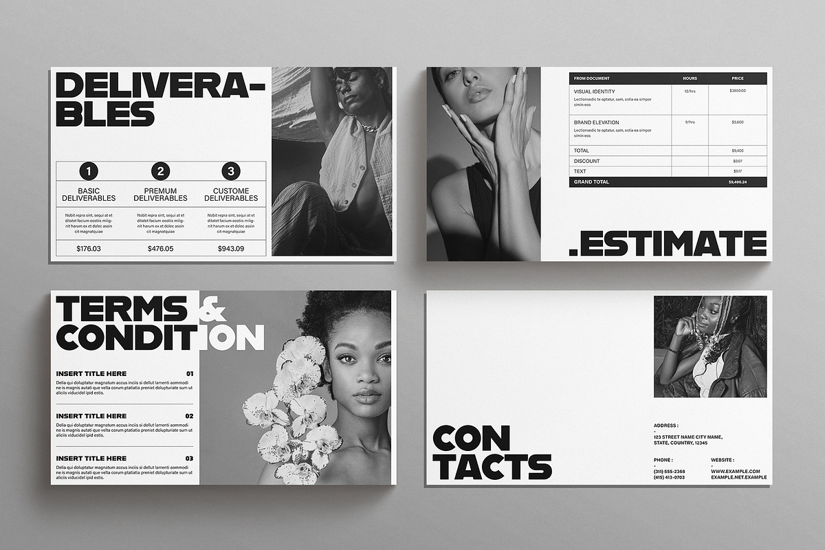Elegant Proposal Presentation, a Presentation Template by E-Type (Photo 5 of 5)