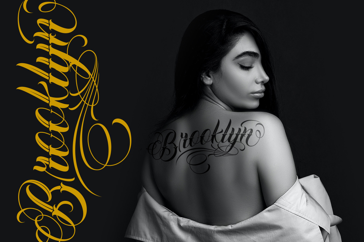 Chicano Vol. 02 | Tattoo style, a Script Font by Muntab_Art (Photo 5 of 9)