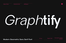 Graphtify - Sans Serif Family Font