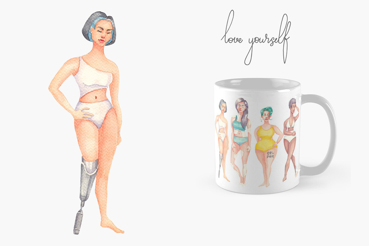 All bodies are beautiful, a Person Illustration by Tabiti (Photo 5 of 16)