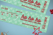 Magic red christmas event tickets, a Card Template by Tzochko (Thumbnail 4 of 5)