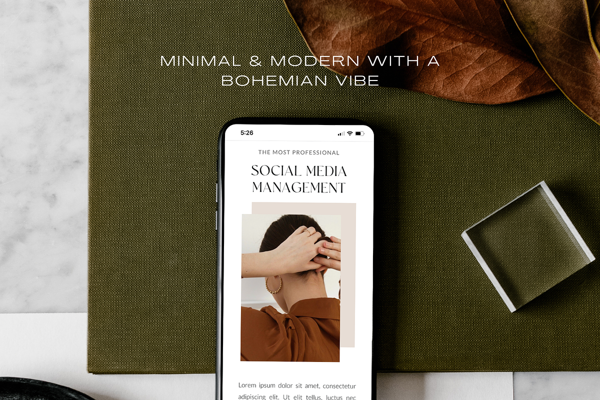 Carla Boho Showit Website Template, a Templates & Theme by Studio Zash (Photo 4 of 11)