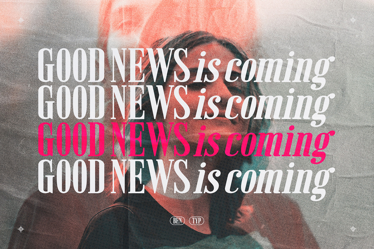 Postress - Condensed Serif, a Serif Font by Bentype Studio (Photo 2 of 7)