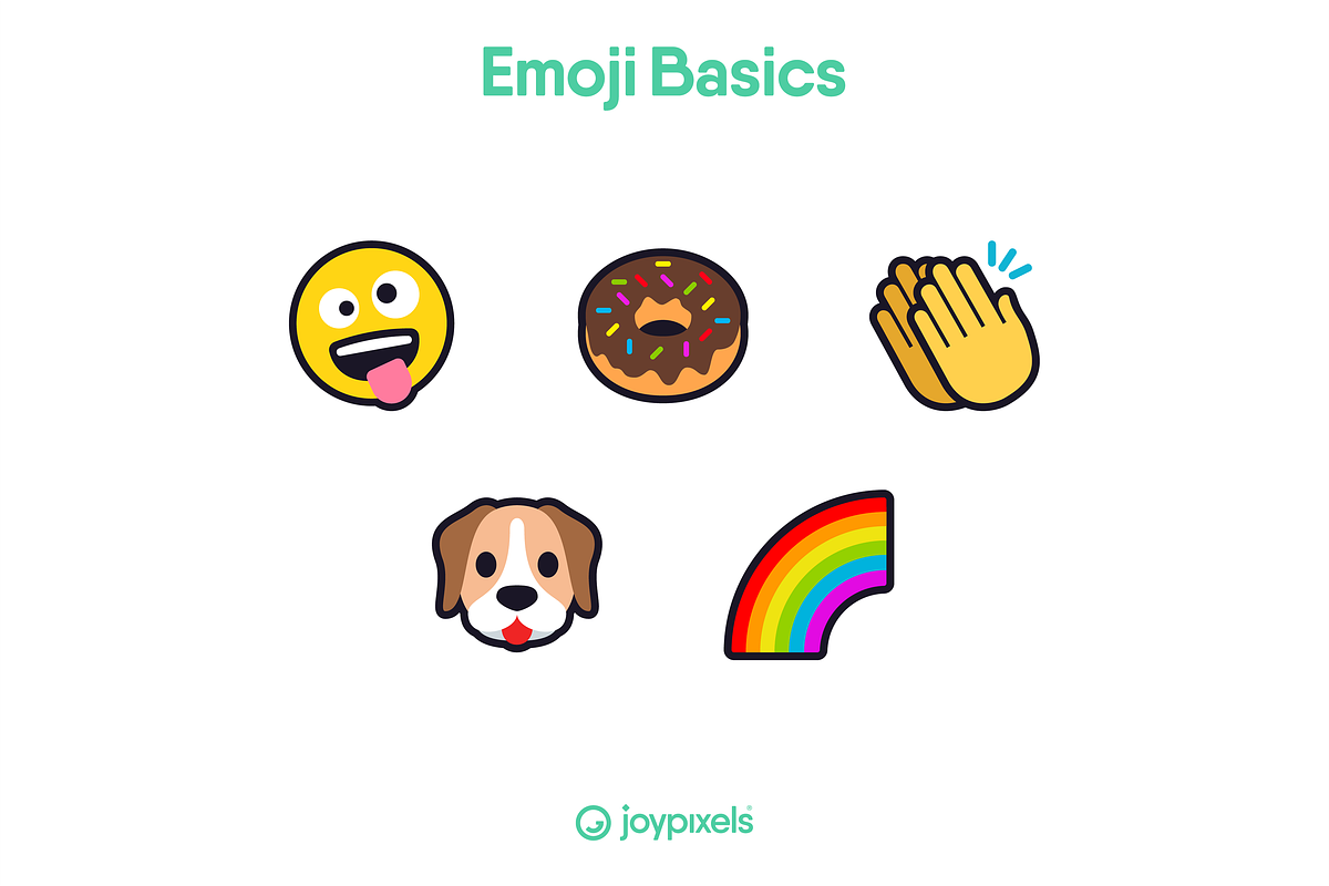 Basics: JoyPixels Flat Emoji Icons, an Outline Icon by joypixels (Photo 5 of 6)