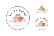 Tasty Bites sweet shop logo with, a Food Illustration by okskukuruza (Thumbnail 1 of 3)