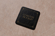 Square Coaster Mockup Bundle Set, an Advertising Mockup by Rielismee (Thumbnail 5 of 5)