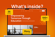 Asteria - Multipurpose Education Web, a Landing Page Template by Agensip Design Agency (Thumbnail 4 of 10)