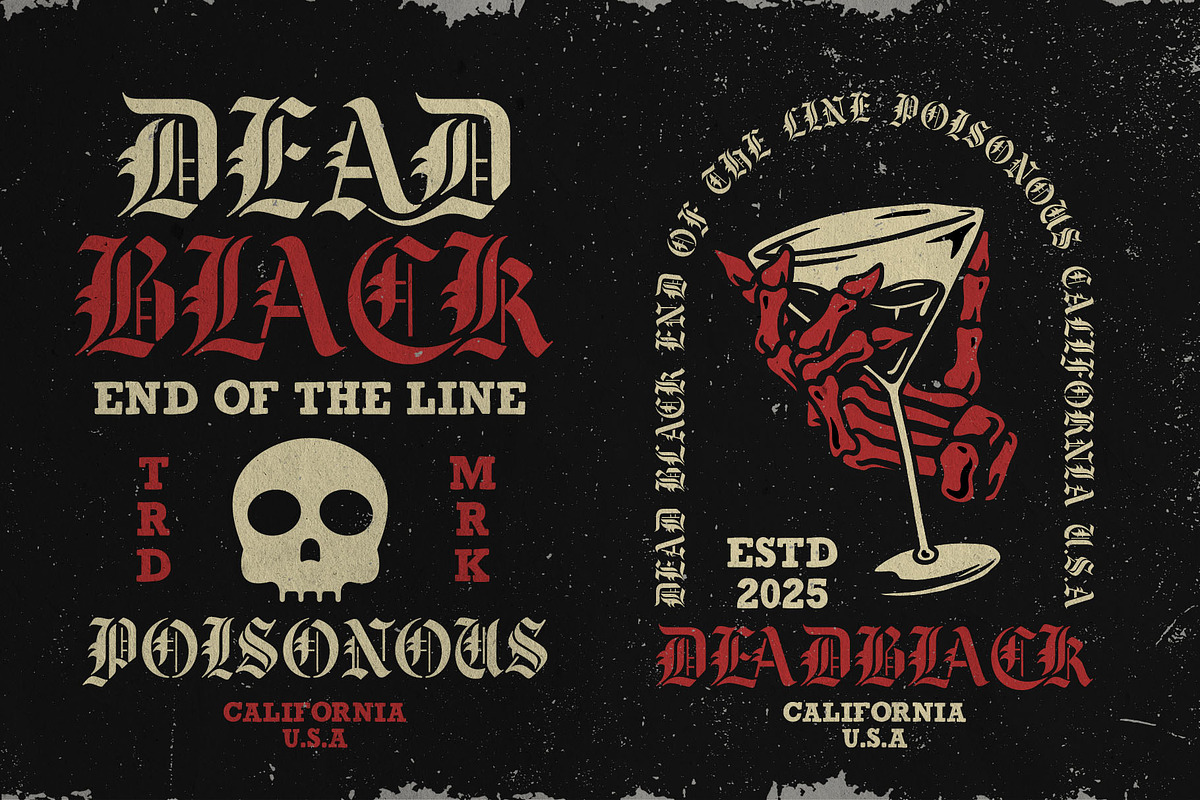 Black Face Typeface, a Blackletter Font by alit design (Photo 7 of 17)