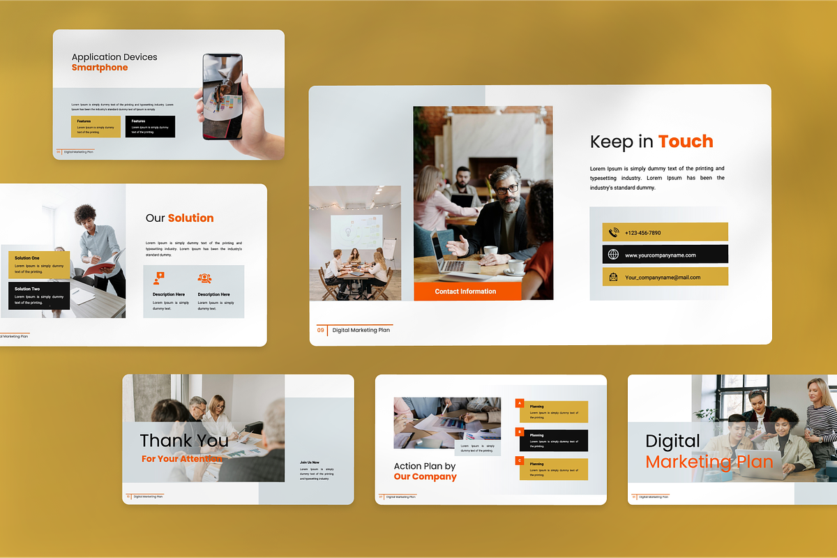 Digital Marketing Plan Keynote, a Presentation Template by SquidPixey (Photo 6 of 7)