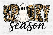 Spooky Season Ghost Fall Halloween, a Seasonal Illustration by Libby Wishes (Thumbnail 1 of 3)