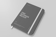 Notebook Mockup with Elastic Band, a Product Mockup by graphypix (Thumbnail 3 of 4)