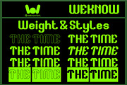 The Time font, a Font by weknow (Thumbnail 7 of 8)