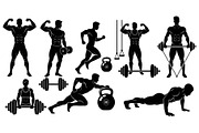 Ultimate Fitness Gym Vector Bundle, an Illustration by Creativeshirt (Thumbnail 12 of 51)