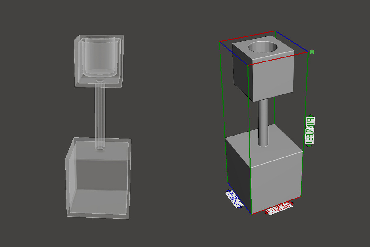 Cubic Candelabrum 3D Printing, an Object 3D Model by Kseniya-Omega (Photo 4 of 4)