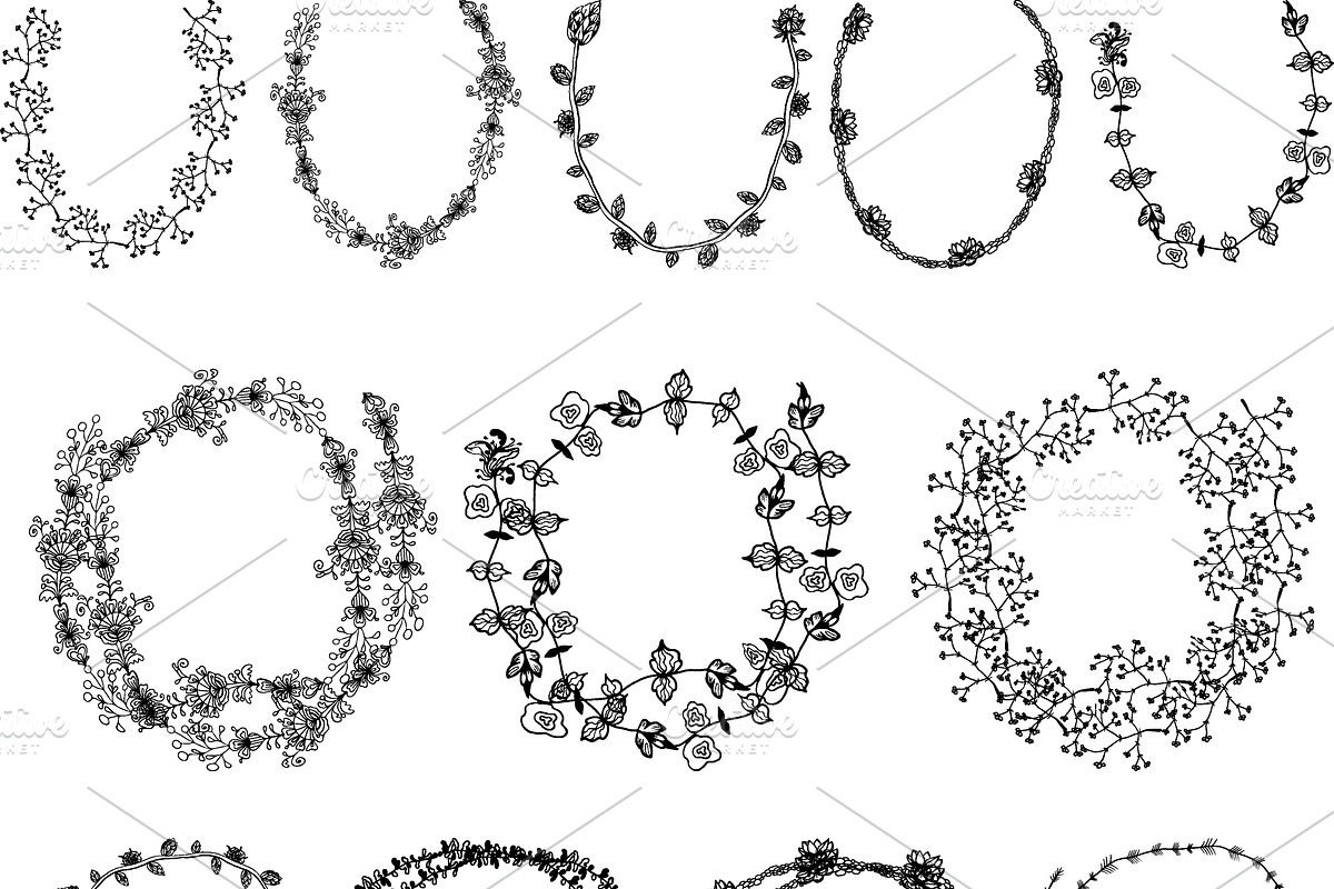 Set of vector patterned brushes-2, a Brush Add-On by Elena Terzi (Photo 8 of 11)