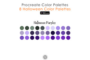 Halloween Procreate Color Palette