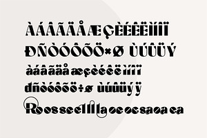 Rosella Modern Sans Serif Font