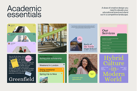 Academic Essentials 2 AI. & CANVA, a Social Media Template by By Arkadë