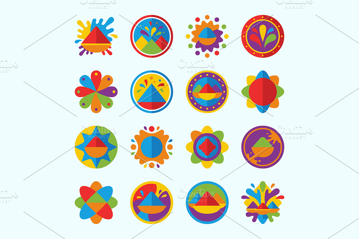 Colorful Circular Vector Icon Set, a Duotone Icon by FlyeredTemplate (Photo 7 of 7)