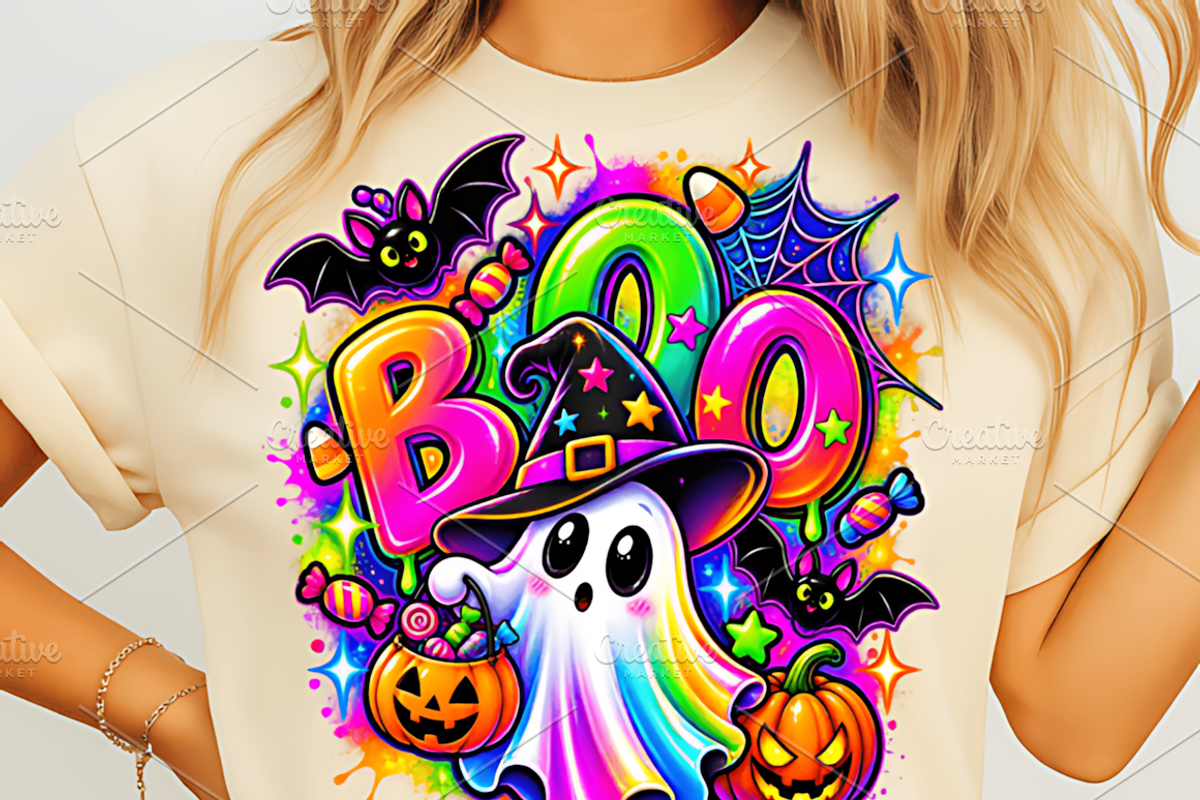 Colorful Cute Halloween Clipart PNG, a Seasonal Illustration by Coco Bloom (Photo 2 of 3)
