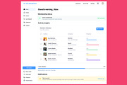 Member, Users, Profile Dashboard Web, an UI Kit Template by nagaredesignstudio (Thumbnail 3 of 5)