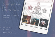 Lotus Man Set. 31 elements, an Illustration by anvinoart (Thumbnail 7 of 16)